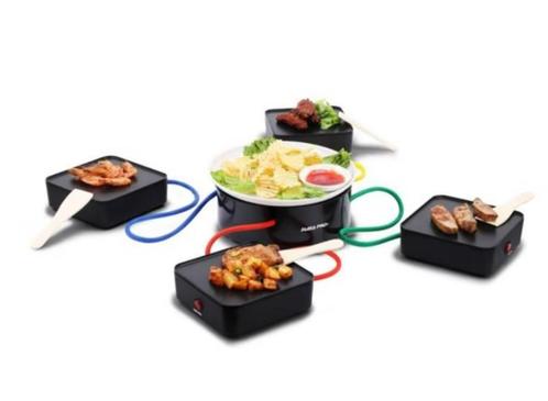 Gourmetstel - 4 personen - Swiss Pro+ - NIEUW leverbaar!, Witgoed en Apparatuur, Gourmetstellen, Nieuw, Ophalen