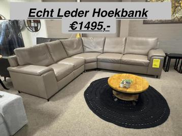 Hoekbanken, bankstellen, mangohout in de opruiming! beschikbaar voor biedingen