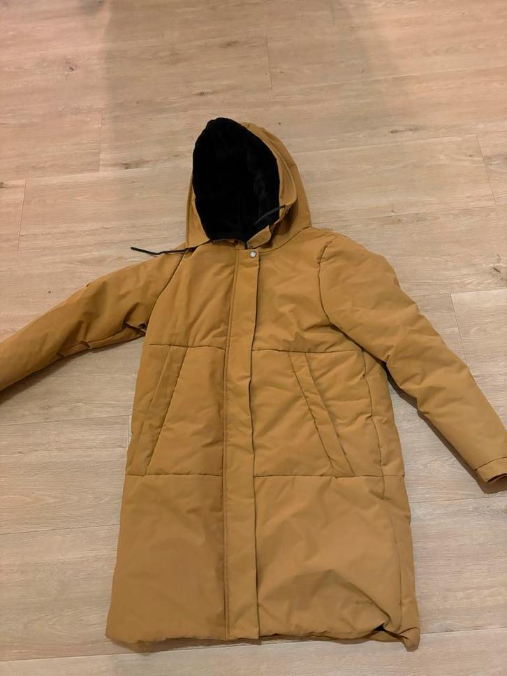 Elvine Winterjas - Maat M, Kleding | Dames, Jassen | Zomer, Gedragen, Maat 38/40 (M), Geel, Ophalen of Verzenden