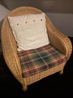 Rotan fauteuil, Huis en Inrichting, Fauteuils, Ophalen, Zo goed als nieuw, 75 tot 100 cm, 50 tot 75 cm