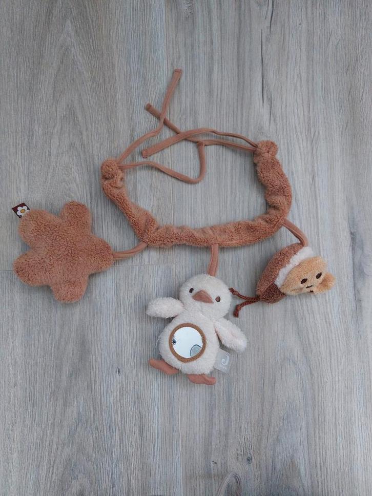 Baby speelgoed Jollein wagenspanner eend garden Duck L403, Kinderen en Baby's, Speelgoed | Babyspeelgoed, Zo goed als nieuw, Mobiel