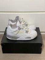 Air Jordan 4 Retro White Oreo, Ophalen of Verzenden, Zo goed als nieuw, Wit, Sneakers of Gympen