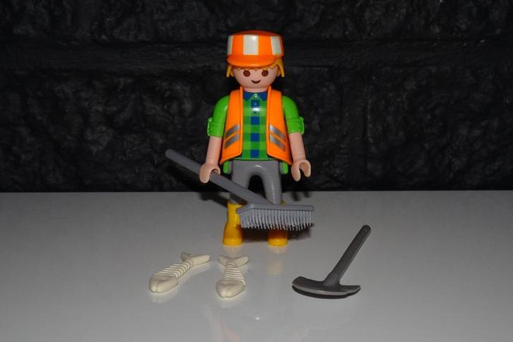 12 - Straatveger 5609, Kinderen en Baby's, Speelgoed | Playmobil, Gebruikt, Ophalen of Verzenden