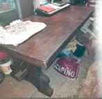 Zware kloostertafel of werkbank, Ophalen
