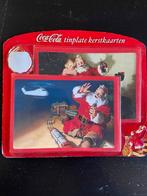 Retro Coca Cola tinplate kerstkaarten, Diversen, Ophalen of Verzenden, Zo goed als nieuw