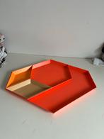 Set van 4 Kaleido HAY design by Clara v Zweigbergk dienblad, Kunststof, Gebruikt, Schaal, Ophalen of Verzenden