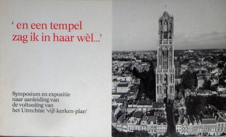 'en een tempel zag ik in haar wel' - 'vijf-kerken-plan', Boeken, Godsdienst en Theologie, Zo goed als nieuw, Ophalen of Verzenden