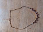 Mooie ketting met steentjes, Ophalen of Verzenden, Zo goed als nieuw, Goud, Overige materialen