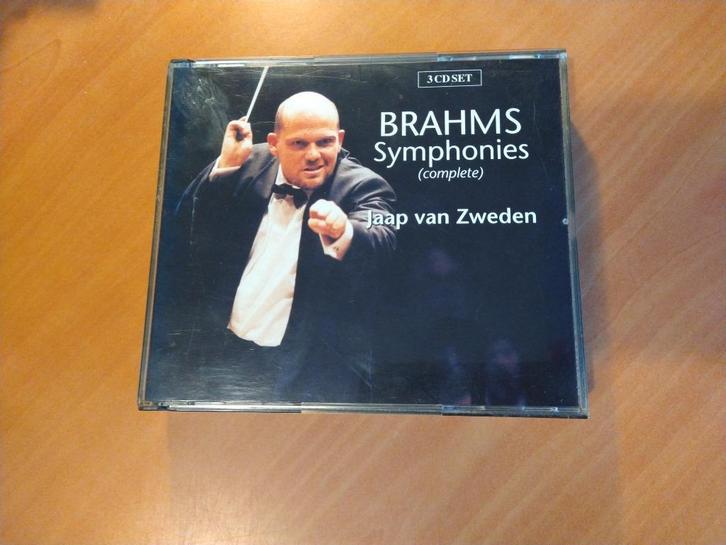 3-CD-set Jaap van Zweden - Brahms Symphonies (complete), Cd's en Dvd's, Cd's | Klassiek, Zo goed als nieuw, Orkest of Ballet, Romantiek