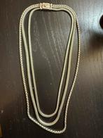 Budha to budha triple mini zilver ketting, Ophalen of Verzenden, Zo goed als nieuw, Zilver, Zilver