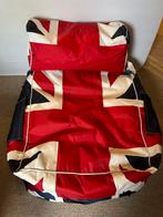 Zitzakstoel met Union Jack design, Huis en Inrichting, Ophalen, Gebruikt, Rood, Zitzakstoel
