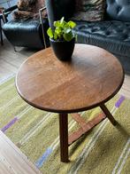Drentse  Inklapbaar Salon/Bijzet tafel, Ophalen, Gebruikt, Rond, 50 tot 100 cm