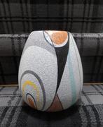 Rumba Flora Gouda 1043 aardewerk vaas retro keramiek, Ophalen of Verzenden