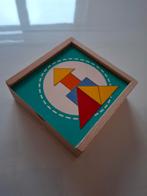 Houten tangram - compleet, Hobby en Vrije tijd, Denksport en Puzzels, Ophalen of Verzenden, Minder dan 500 stukjes, Zo goed als nieuw