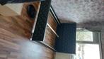 Swarovski bed 160 200, Huis en Inrichting, Slaapkamer | Bedden, 160 cm, Overige materialen, Gebruikt, Zwart
