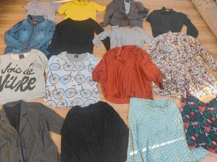 Dames Kledingpakket Maat L - 15 Stuks Merkenmix, Kleding | Dames, Dames-kledingpakketten, Gedragen, Maat 42/44 (L), Ophalen of Verzenden