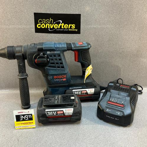 Bosch GBH 36V-LI Plus Boorhamer | accus+lader |  380941, Doe-het-zelf en Verbouw, Gereedschap | Boormachines, Gebruikt, Boormachine