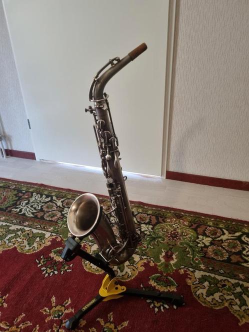 Mooie en goede echte buesscher alt sax true tone uit 1925, Muziek en Instrumenten, Blaasinstrumenten | Saxofoons, Zo goed als nieuw