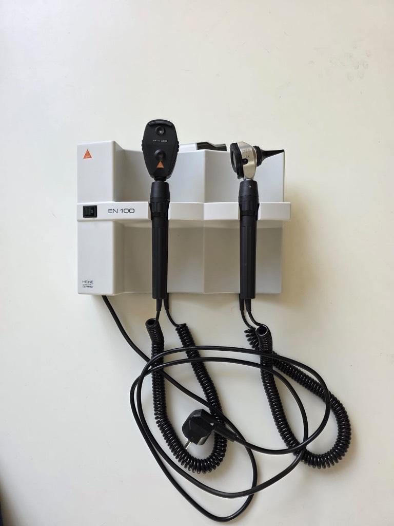 HEINE EN 100 - otoscoop en oftalmoscoop Beta 200, Diversen, Overige Diversen, Gebruikt, Ophalen of Verzenden