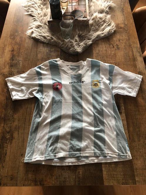 Oud voetbalshirt Argentinië coca cola shirt matchworn, Verzamelen, Sportartikelen en Voetbal, Gebruikt, Shirt, Buitenlandse clubs