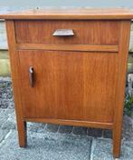 Vintage Midcentury Nachtkastje, Ophalen, Gebruikt, Minder dan 45 cm, 55 tot 70 cm