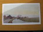 Groot Ammers krimpenervaart 1 aquarel kunstenaar gerrit neve, Verzenden, Voor 1940, Zo goed als nieuw