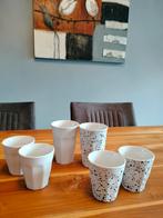 Hema bekers/kopjes 6 stuks voor 5 euro, Huis en Inrichting, Keuken | Servies, Ophalen, Zo goed als nieuw, Overige stijlen, Kop(pen) en/of Schotel(s)