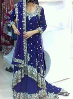 Pakistaanse / Indiase feest jurk long dress, Kleding | Dames, Jurken, Ophalen, Paars, Zo goed als nieuw, Maat 36 (S)