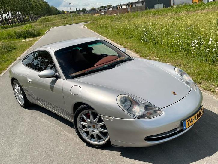 Nette Porsche 911 3.4 Carrera Coupe AUT 1998 Grijs, Auto's, Porsche, Particulier, ABS, Airbags, Airconditioning, Alarm, Android Auto