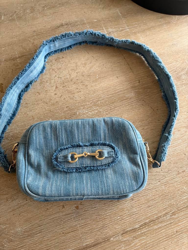 Cross Over Spijkerjasje - Nieuw!, Ophalen of Verzenden, Nieuw, Blauw, Schoudertasje