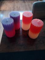 4 kaarsen, Overige materialen, Overige kleuren, Ophalen of Verzenden, Zo goed als nieuw