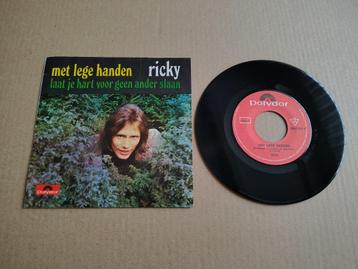 7" Single: Ricky - Met lege Handen (1971)   beschikbaar voor biedingen