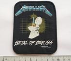 Metallica  mooie zeldzame 1987 metal up your ass   patch 89, Verzenden, Nieuw, Kleding