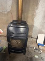 jøtul f220 kachel zeer nette staat met RVS pijp, Huis en Inrichting, Kachels, Ophalen, Gebruikt, Vrijstaand, Hout