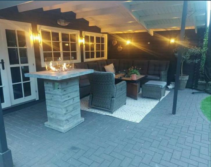 Vuurtafel / bartafel, Tuin en Terras, Vuurtafels, Zo goed als nieuw, Ophalen