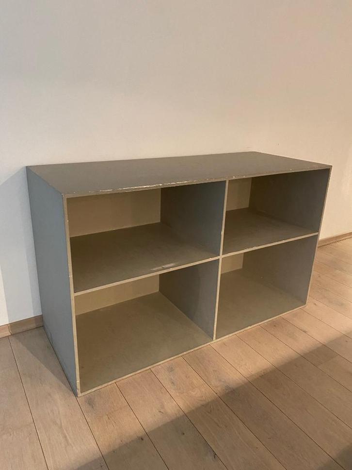 Praktische open kast met 4 diepe vakken, Huis en Inrichting, Kasten | Wandmeubels, Gebruikt, Minder dan 100 cm, 150 tot 200 cm