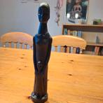 Houten Afrikaans Beeld - Moeder en Kind, Antiek en Kunst, Ophalen