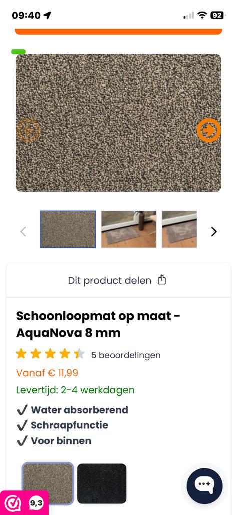 Schoonloopmatten te koop, nieuw, alleen even neergelegd, Ophalen, Nieuw