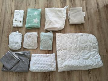 Complete babykamer uitzet, ledikant aerosleep, hoeslakens. beschikbaar voor biedingen