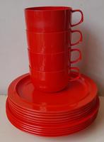 Vintage Mepal servies delen borden soepkommen oranje, Ophalen of Verzenden, Gebruikt