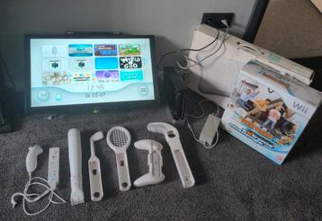 Overcomplete Omgebouwde Wii bundel met TV + Veel Extra's beschikbaar voor biedingen