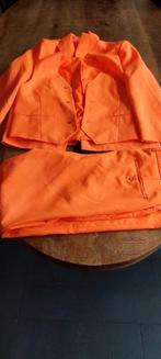 3 delig oranje kostuum, Kleding | Heren, Kostuums en Colberts, Oranje, Maat 56/58 (XL), Zo goed als nieuw, Ophalen