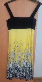 Gele/zwarte jurk met bloemen, Ophalen of Verzenden, Nieuw, Carnaval