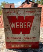 Weber olieblik / olie / brakefluid in mooi staat  vintage, Ophalen of Verzenden, Zo goed als nieuw, Overige, Overige merken