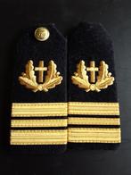Set Marine Rang emblemen Vlootperdikant, Ophalen of Verzenden, Marine, Nederland, Embleem of Badge