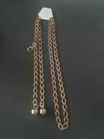 Goudkleurige Tailleriem van kunststof, Minder dan 3 cm, Nieuw, Tailleriem, Ophalen of Verzenden