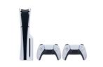 PlayStation 5 slim, 2 controller, 1TB , max 2x gebruikt, Ophalen of Verzenden, Zo goed als nieuw, Playstation 5