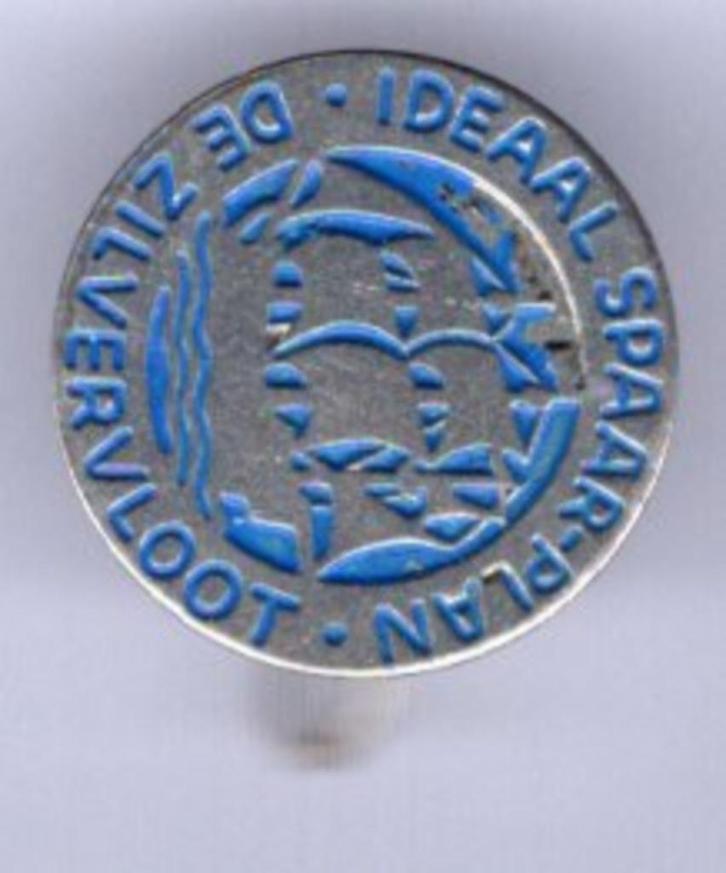 De Zilvervloot ideaal spaarplan zilverkl broche ( W_075 ), Verzamelen, Speldjes, Pins en Buttons, Nieuw, Speldje of Pin, Merk