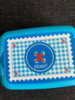 Broodtrommel Lunchbox Stoer Nieuw, Diversen, Schoolbenodigdheden, Nieuw, Ophalen of Verzenden