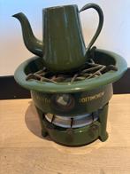 Becon Doetinchem Koffie Percolator Set Vintage Groen Emaille, Antiek en Kunst, Antiek | Keukenbenodigdheden, Ophalen